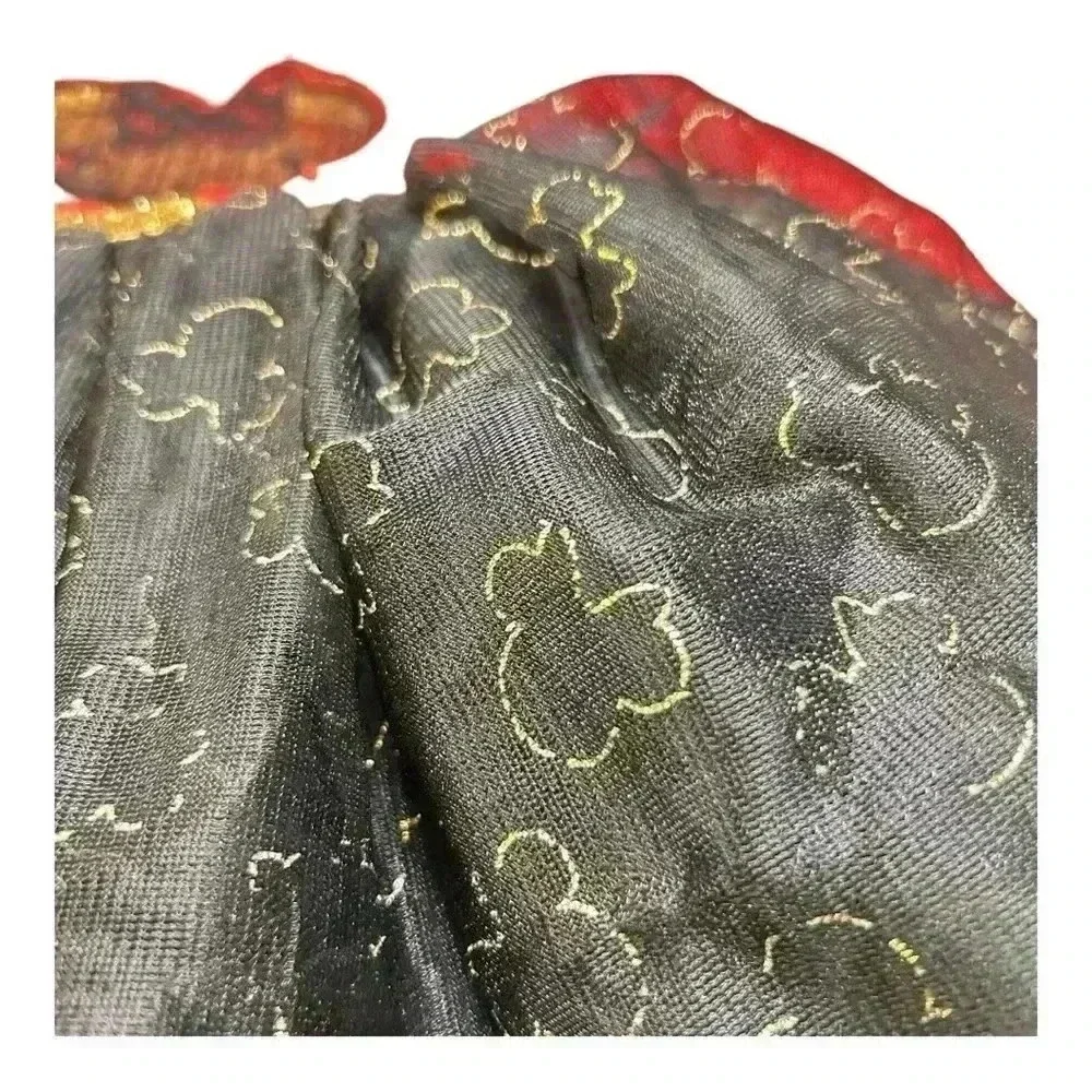 DISNEY Minnie Mouse Tutu outfit size 12M Gold/Black/Red/ sparkly sequins